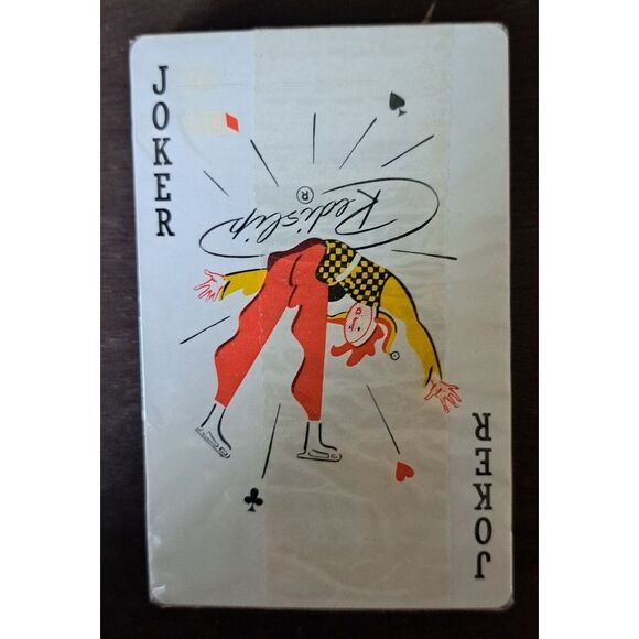 Joker Ice Skater Redislip Playing Cards Sealed Signed by Jon Arfstrom - Picture 3 of 4